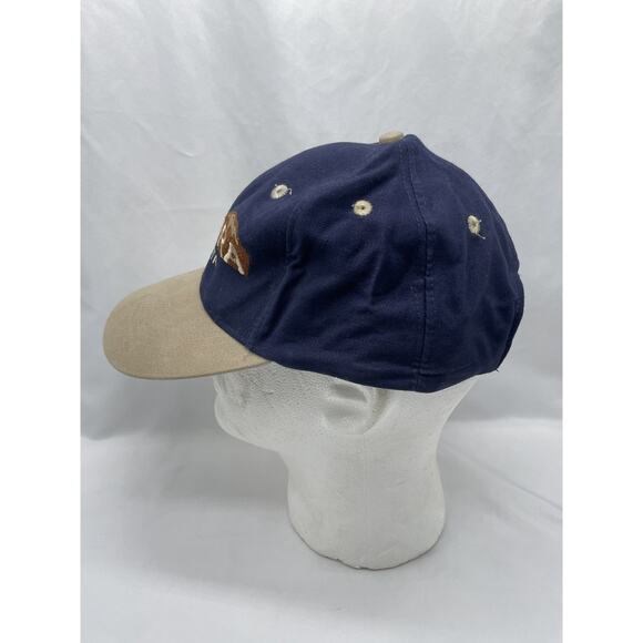 Vintage Toyota Tundra Navy Tan Strapback Adjustable Mohr’s Hat Cap Rare - Picture 3 of 8